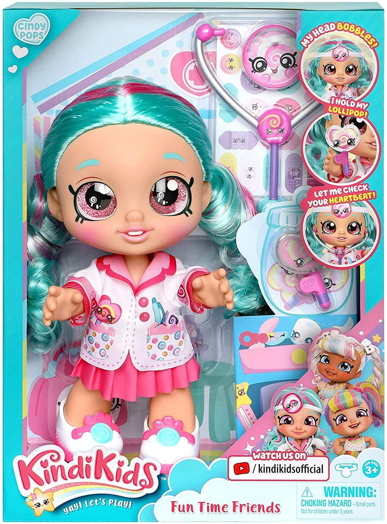 Kindi Kids 25cm Playtime Friends Dr Cindy Pops Doll - TOYBOX Toy Shop