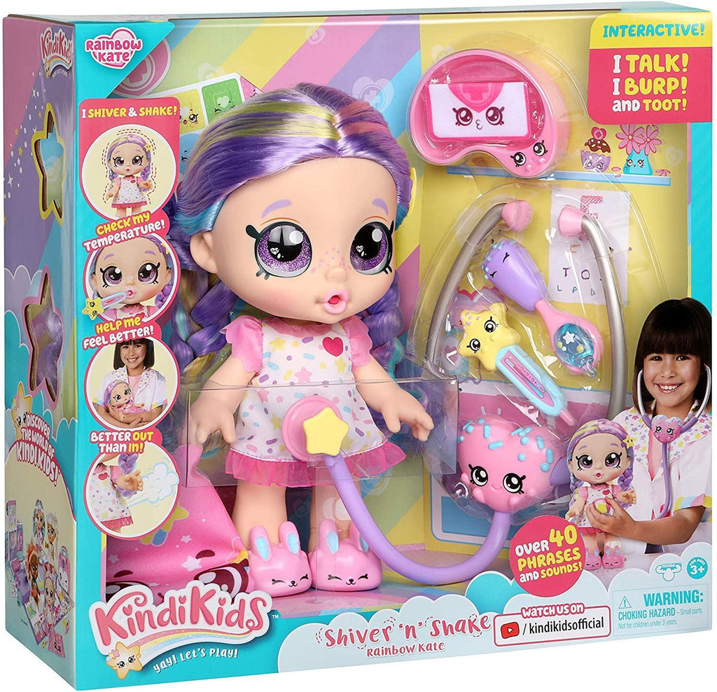 Kindi Kids Shiver 'n' Shake Rainbow Kate - TOYBOX Toy Shop
