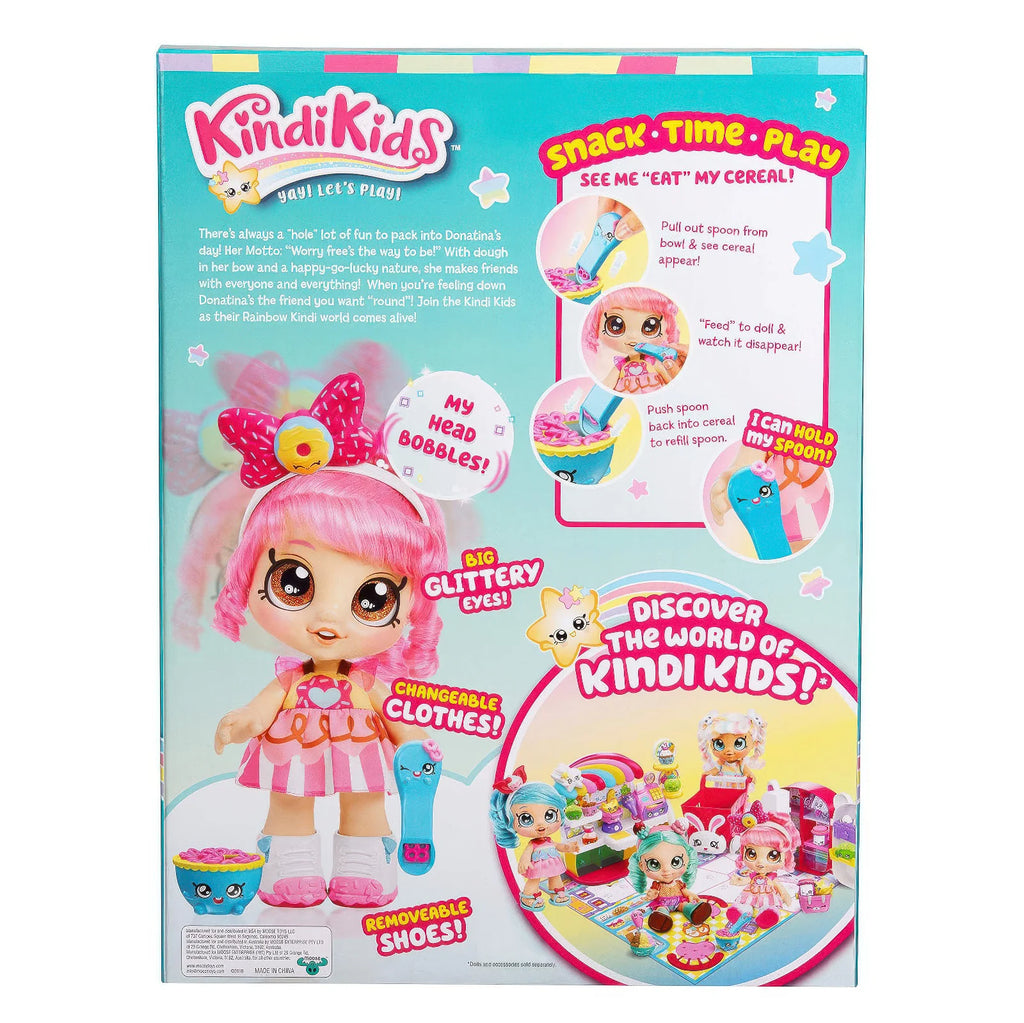 Kindi Kids Snack Time Friends Donatina Doll - TOYBOX Toy Shop