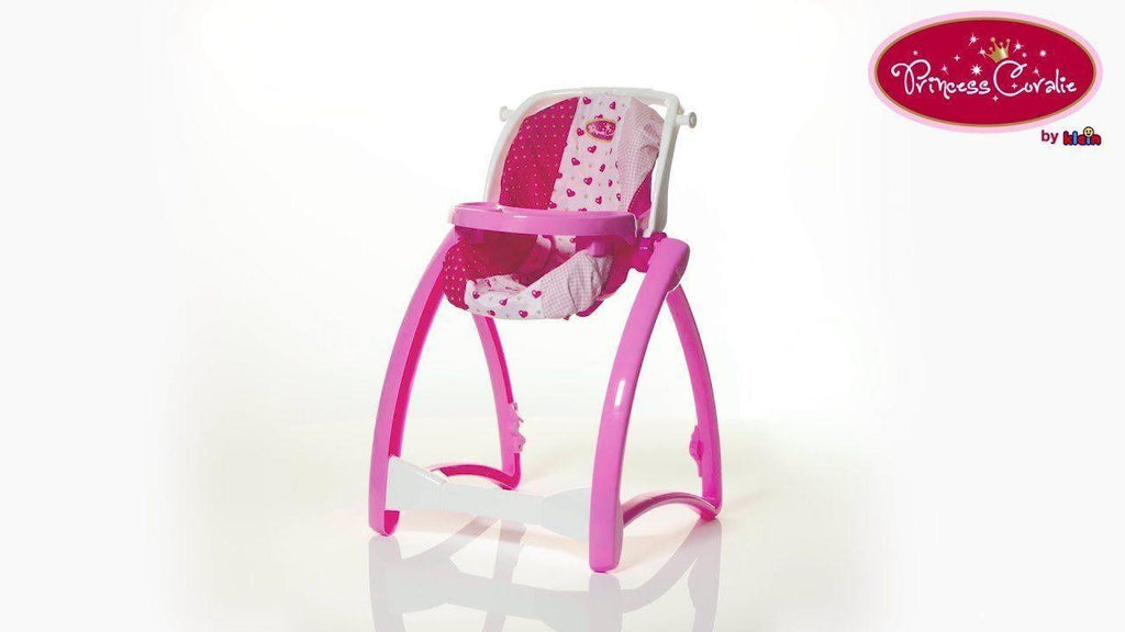 Klein 1682 Princess Coralie Doll High Chair 4 in 1 - TOYBOX Toy Shop Cyprus