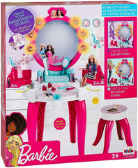 Klein-Toys Barbie – Coiffeuse et studio de vlogg…