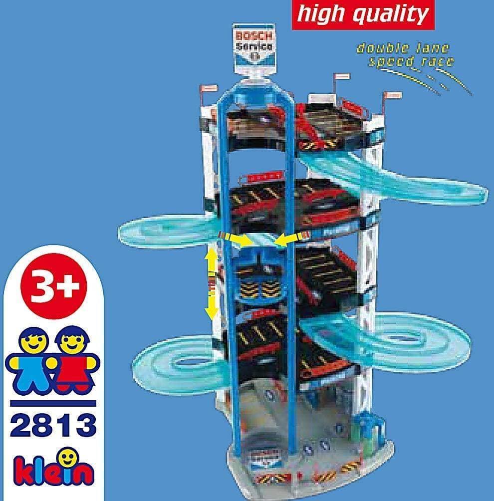 Klein Bosch 2813 Car Service Multi-Storey Car Park with 5 parking levels - TOYBOX Toy Shop