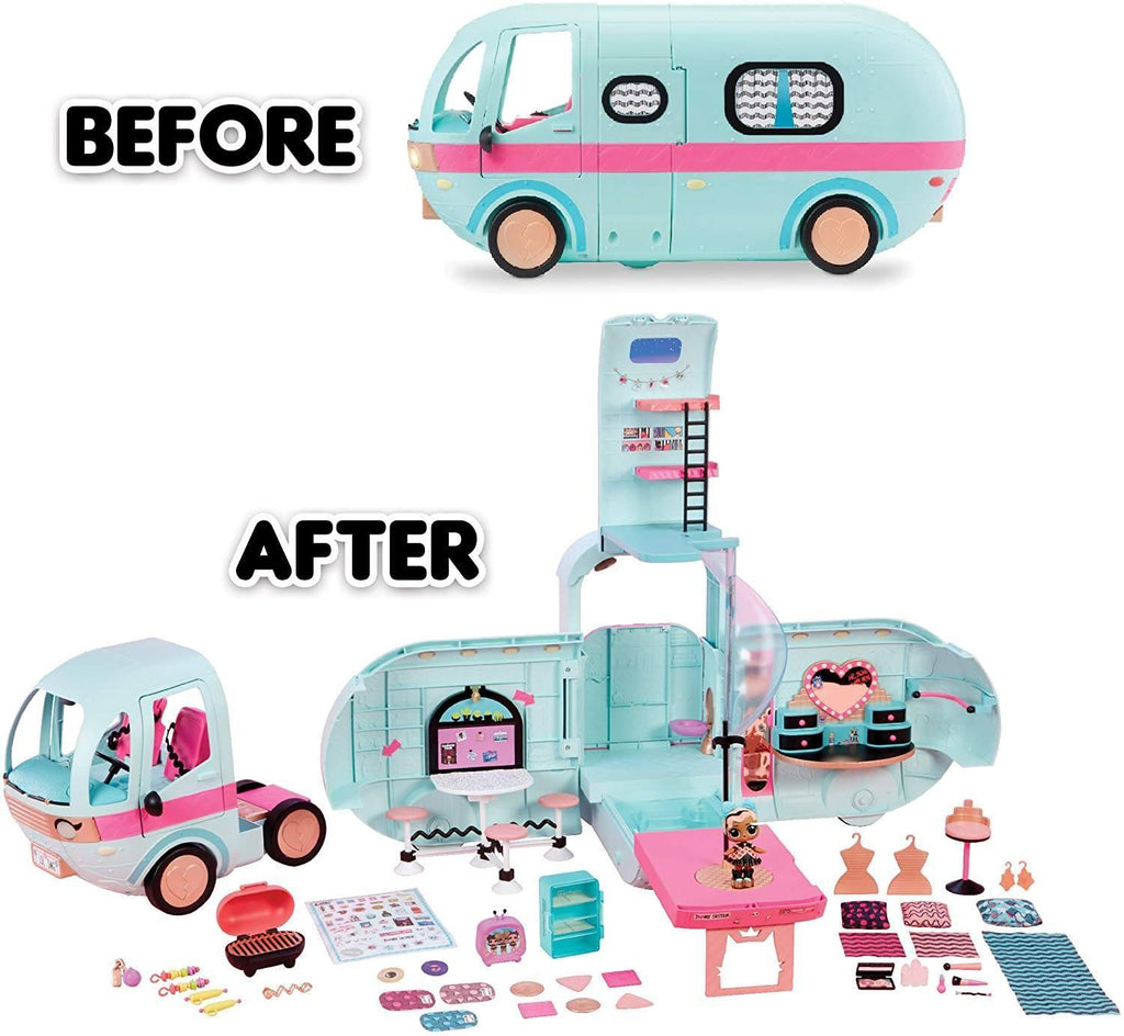 L.O.L. Surprise! 2-in-1 Glamper Fashion Camper with 55+ Surprises - TOYBOX Toy Shop