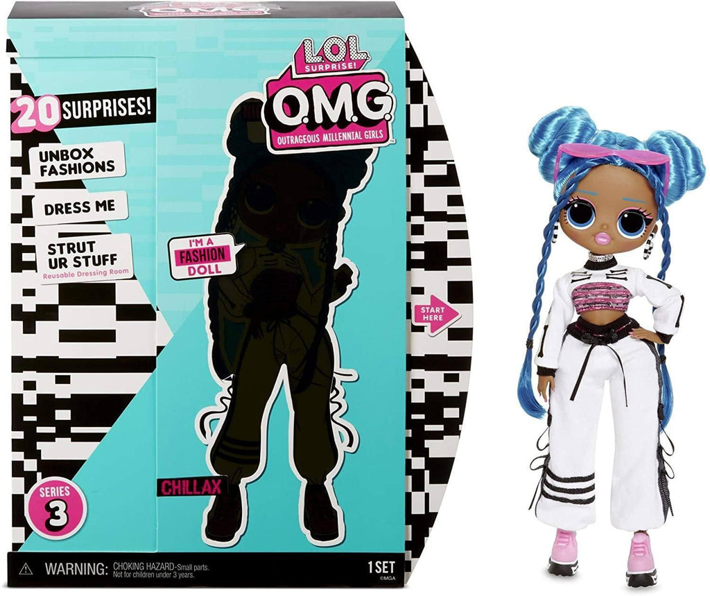L.O.L. Surprise! Collectable Fashion Dolls Chillax - With 20 Surprises - TOYBOX Toy Shop