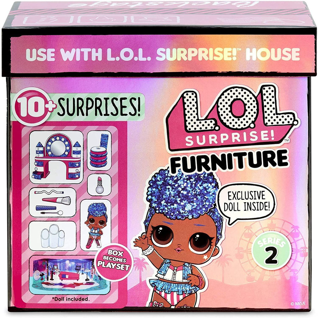 L.O.L. Surprise! Furniture Backstage with Independent Queen & 10+ Surprises - TOYBOX Toy Shop