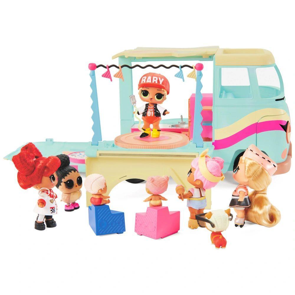 LOL Surprise 5-n-1 Grill & Groove Camper Fully-Furnished Playset