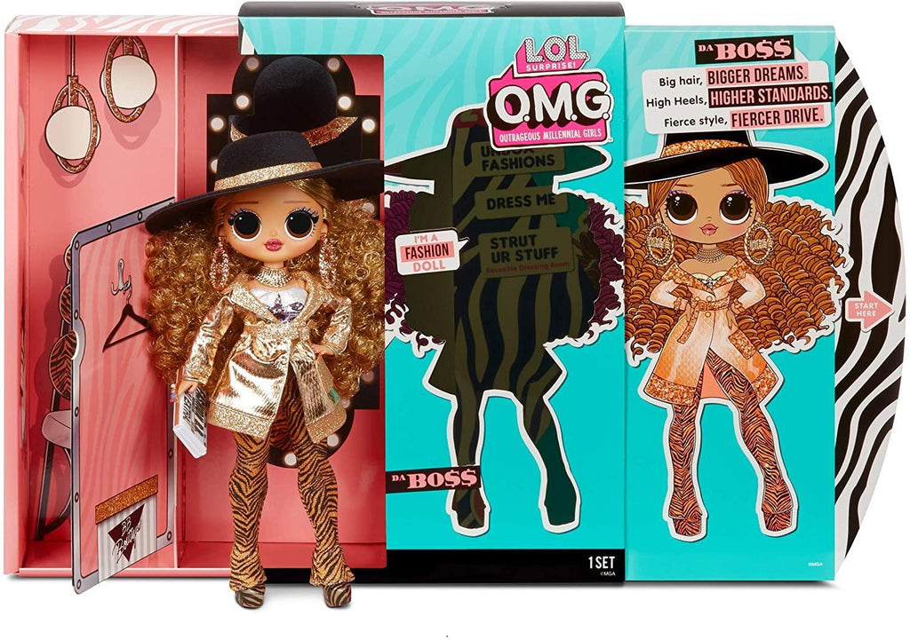 L.O.L. Surprise! O.M.G. Da Boss Fashion Doll with 20 Surprises - TOYBOX Toy Shop