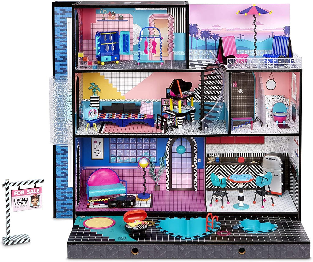 L.O.L. Surprise! O.M.G. House – Real Wood Doll House with 85+ Surprises - TOYBOX
