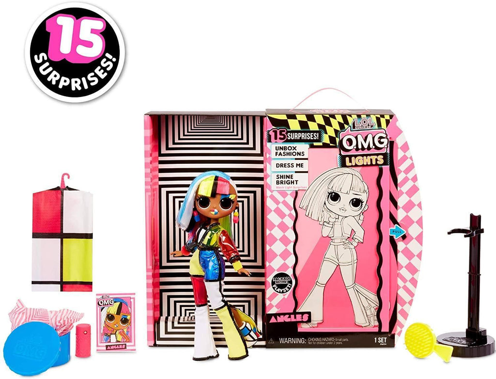 L.O.L. Surprise! O.M.G. Lights Angles Fashion Doll with 15 Surprises - TOYBOX Toy Shop