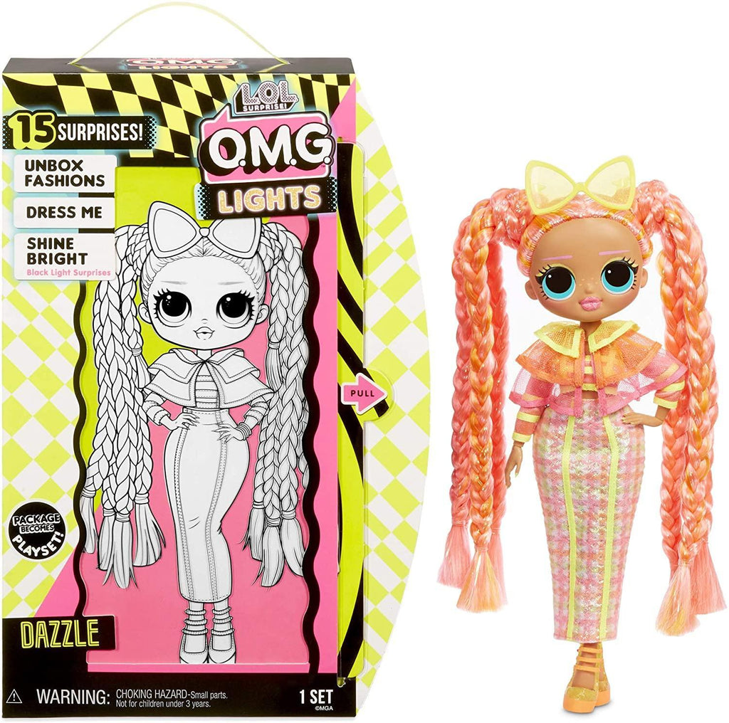 L.O.L. Surprise! O.M.G. Lights Dazzle Fashion Doll with 15 Surprises - TOYBOX Toy Shop