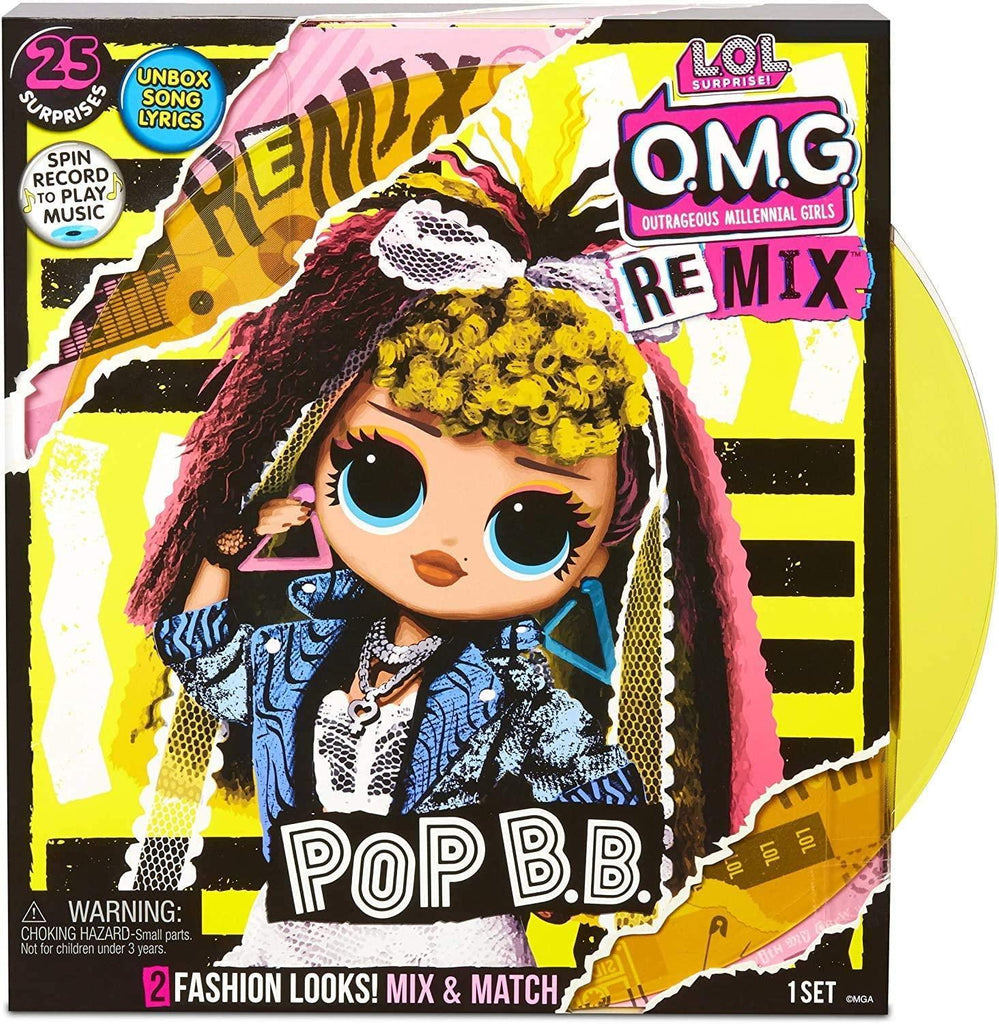 L.O.L. Surprise! O.M.G. Remix Pop B.B. Fashion Doll – 25 Surprises with Music - TOYBOX Toy Shop