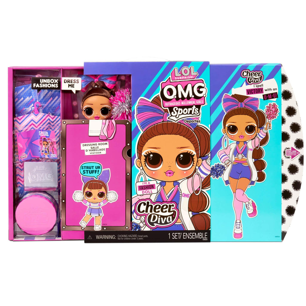 L.O.L Surprise! OMG Sports Cheer Diva Fashion Doll - TOYBOX Toy Shop
