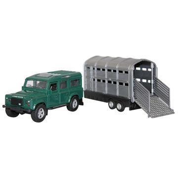 Toy Farm Land Rover Land Rover & Livestock Trailer – TOYBOX