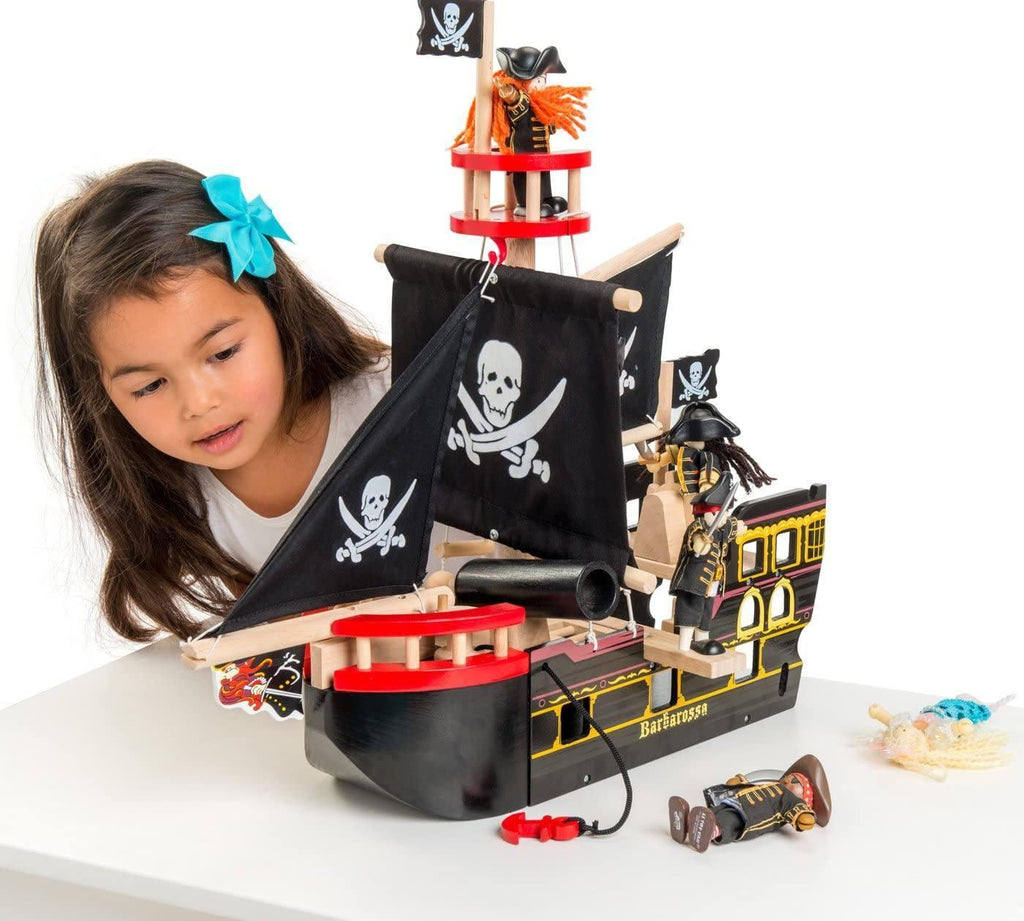 Le Toy Van Barbarossa Pirate Ship - TOYBOX Toy Shop