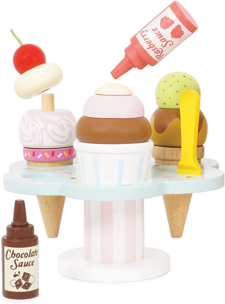 Le Toy Van Carlo's Wooden Ice Cream Gelato Stand - TOYBOX Toy Shop