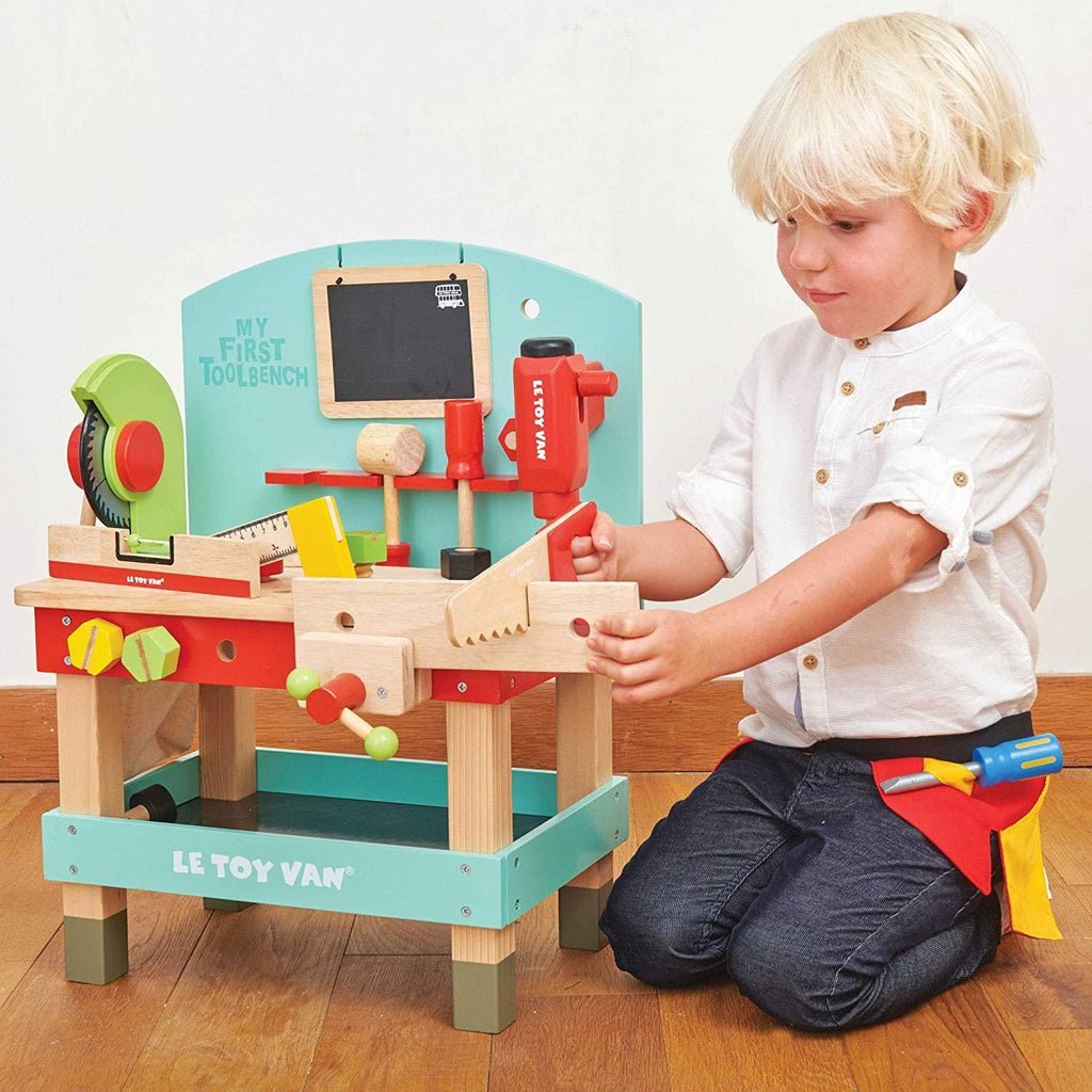 Le Toy Van - Cars & Construction Educational My First Tool Bench - TOYBOX Toy Shop