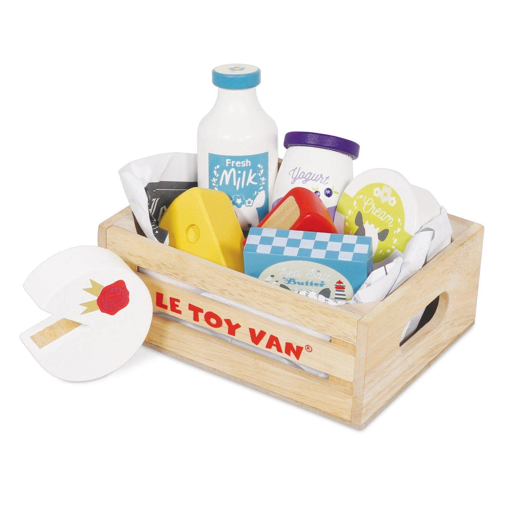 Le Toy Van Cheese & Dairy Crate - TOYBOX Toy Shop