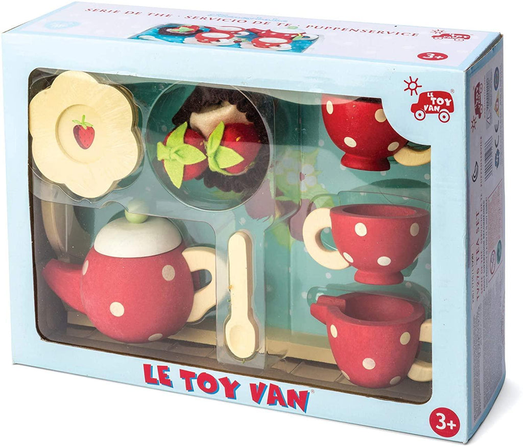 Le Toy Van - Childrens Wooden Honeybake Tea Set - TOYBOX Toy Shop