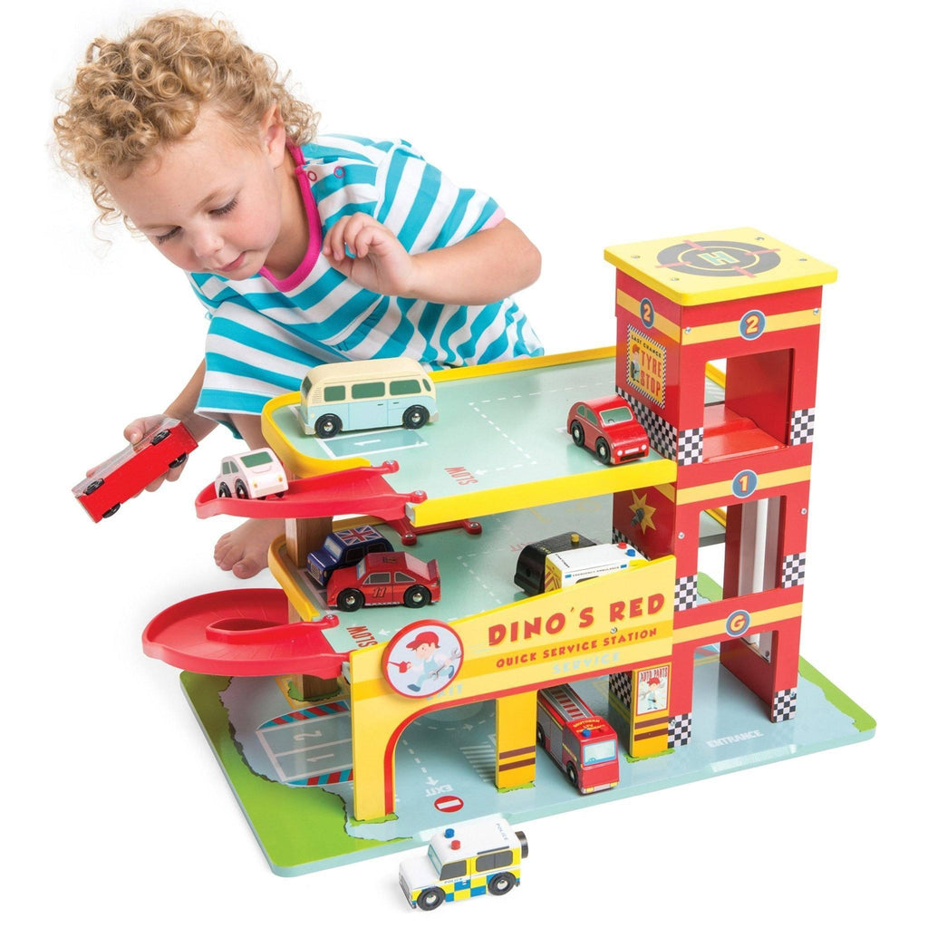 Le Toy Van Dino's Toy Garage - TOYBOX Toy Shop