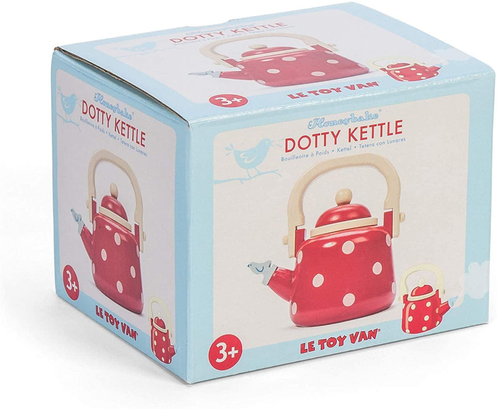Le Toy Van  Honeybake Wooden Dotty Kettle - TOYBOX Toy Shop