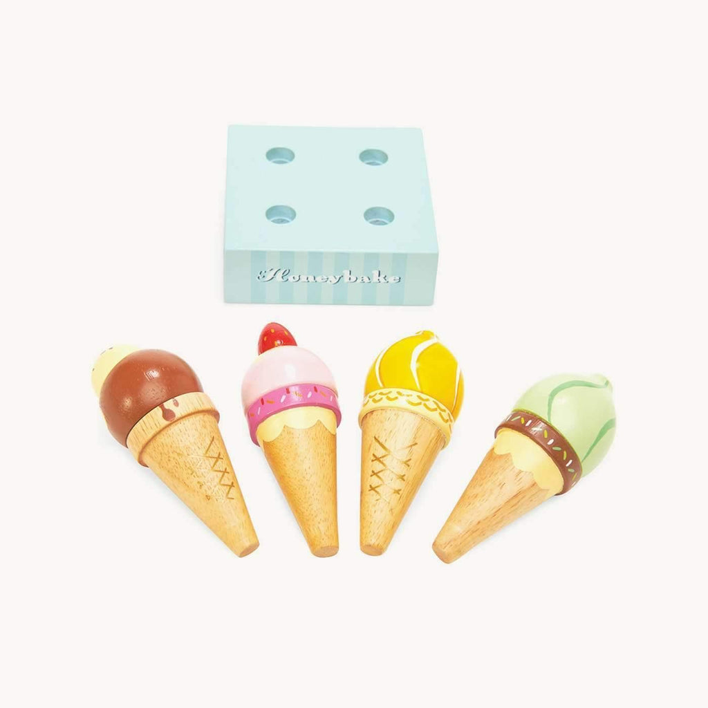 Le Toy Van Honeybake Wooden Ice Creams - TOYBOX Toy Shop