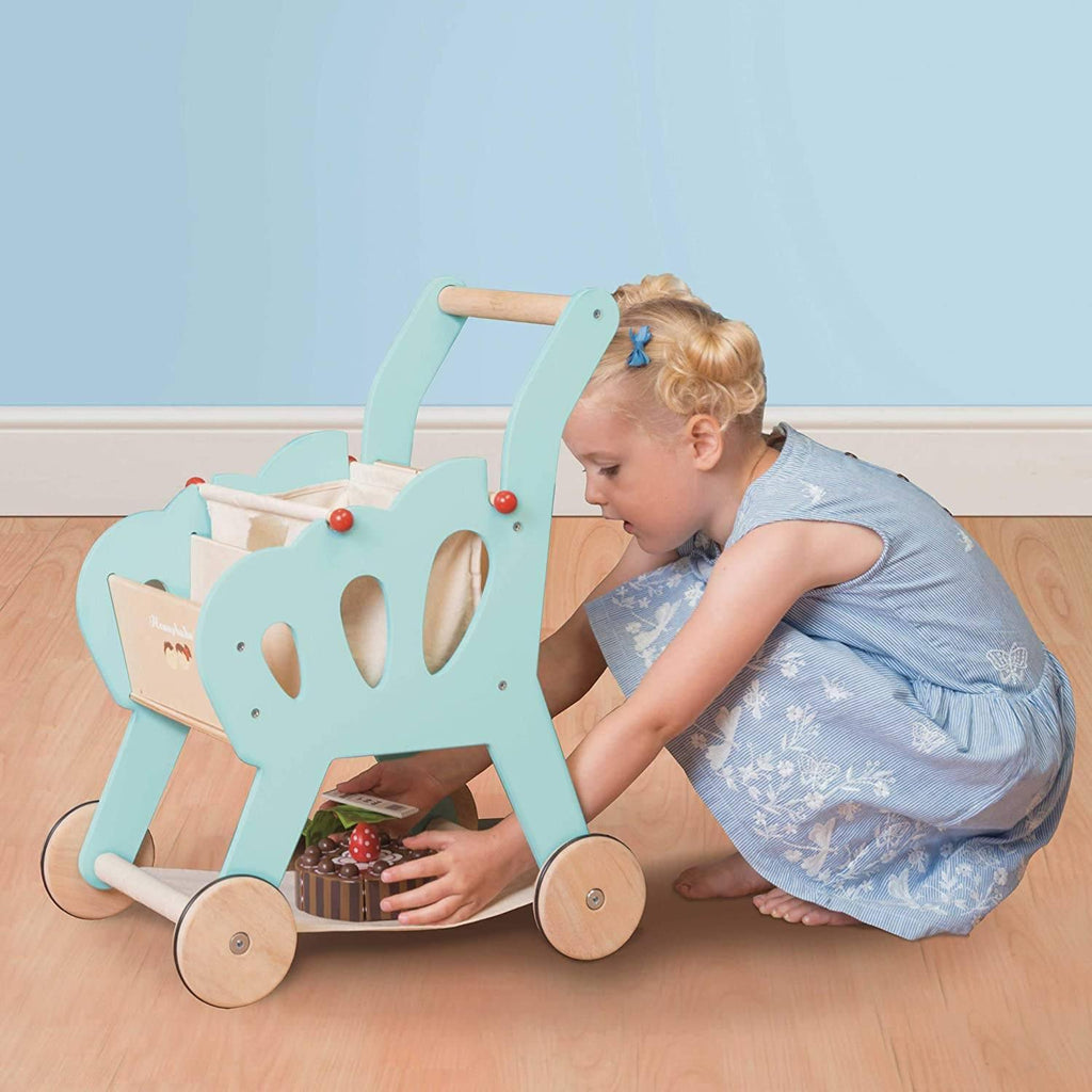 Le Toy Van Honeybake Wooden Shopping Trolley - TOYBOX Toy Shop