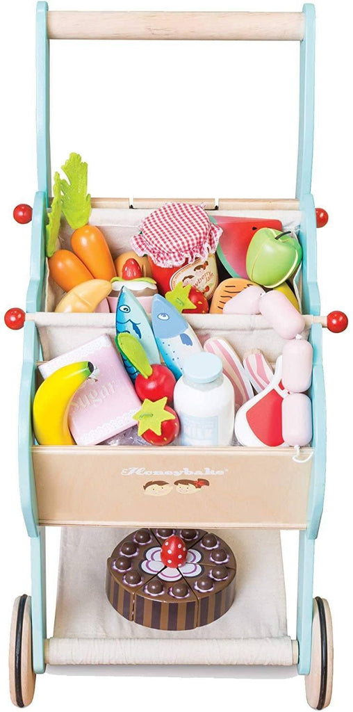 Le Toy Van Honeybake Wooden Shopping Trolley - TOYBOX Toy Shop