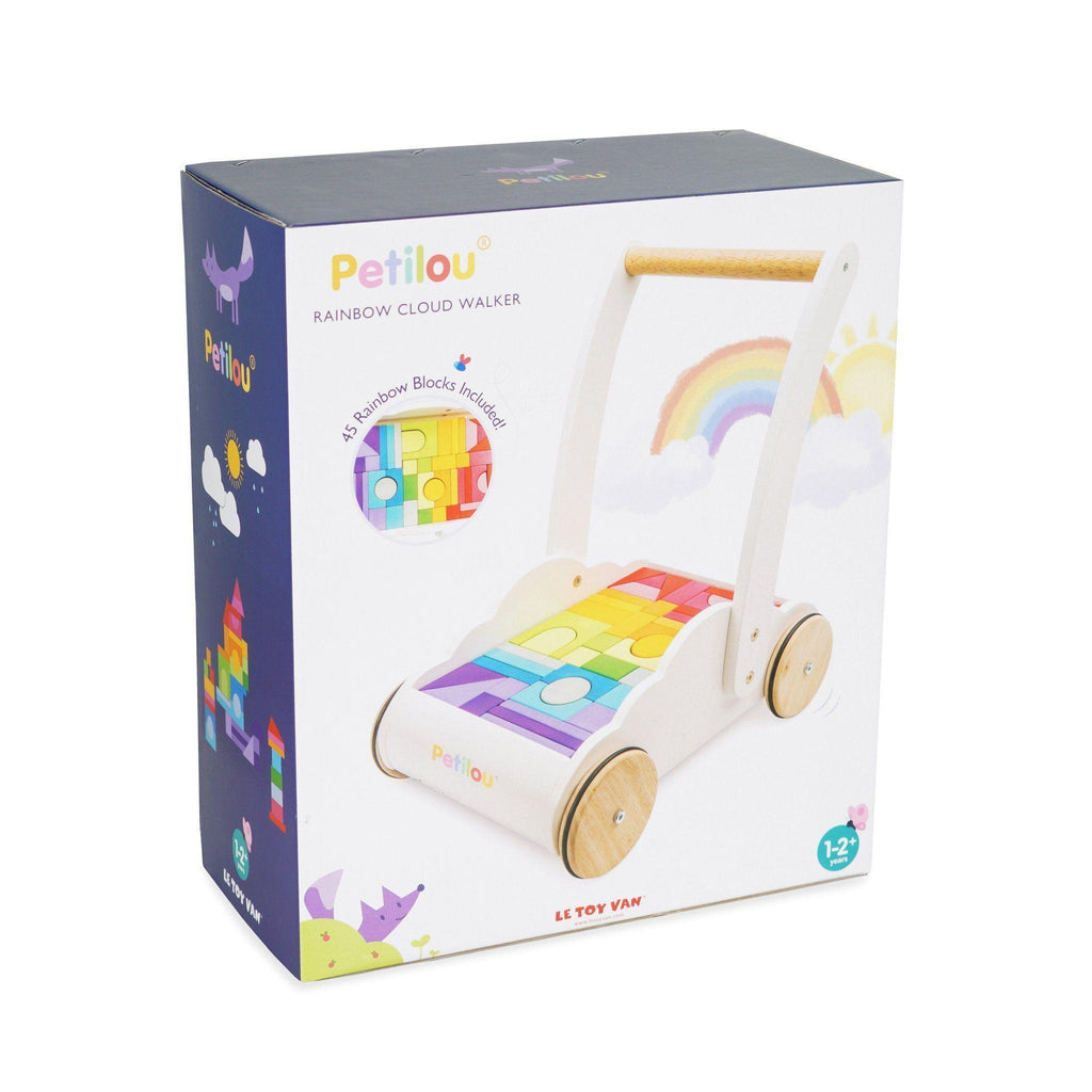 Le Toy Van Petilou Wooden Educational Rainbow Cloud Walker - TOYBOX Toy Shop