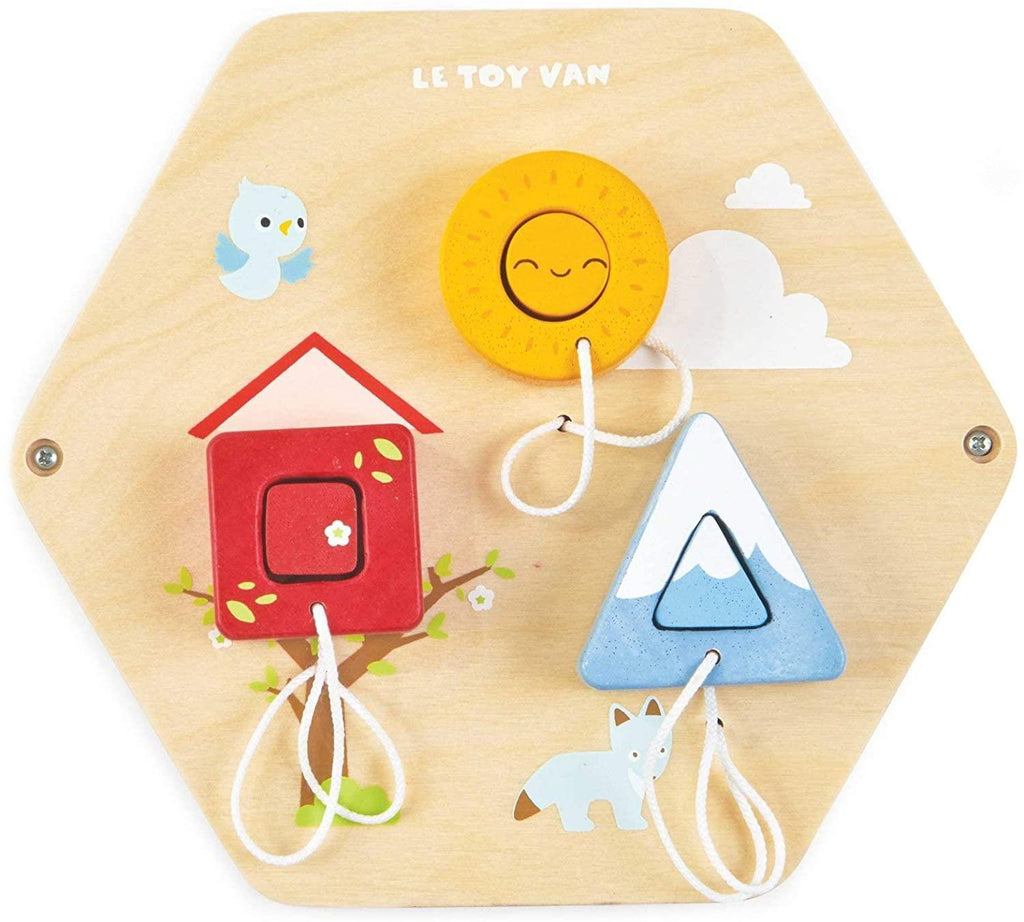 Le Toy Van Sensory Puzzle - Shapes Activity Tile - TOYBOX Toy Shop