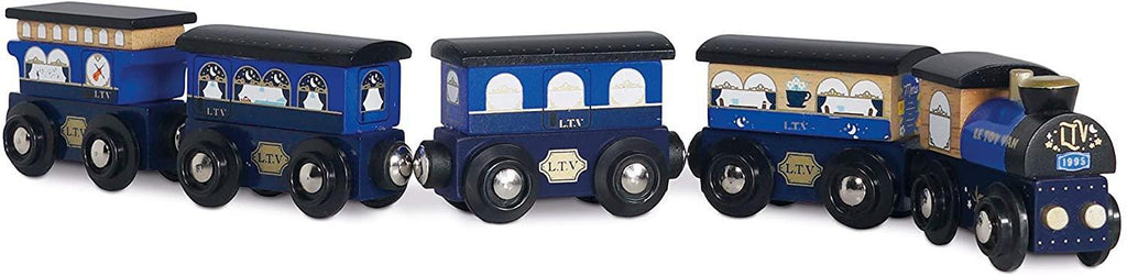 Le Toy Van Twilight Train Playset - Blue - TOYBOX Toy Shop