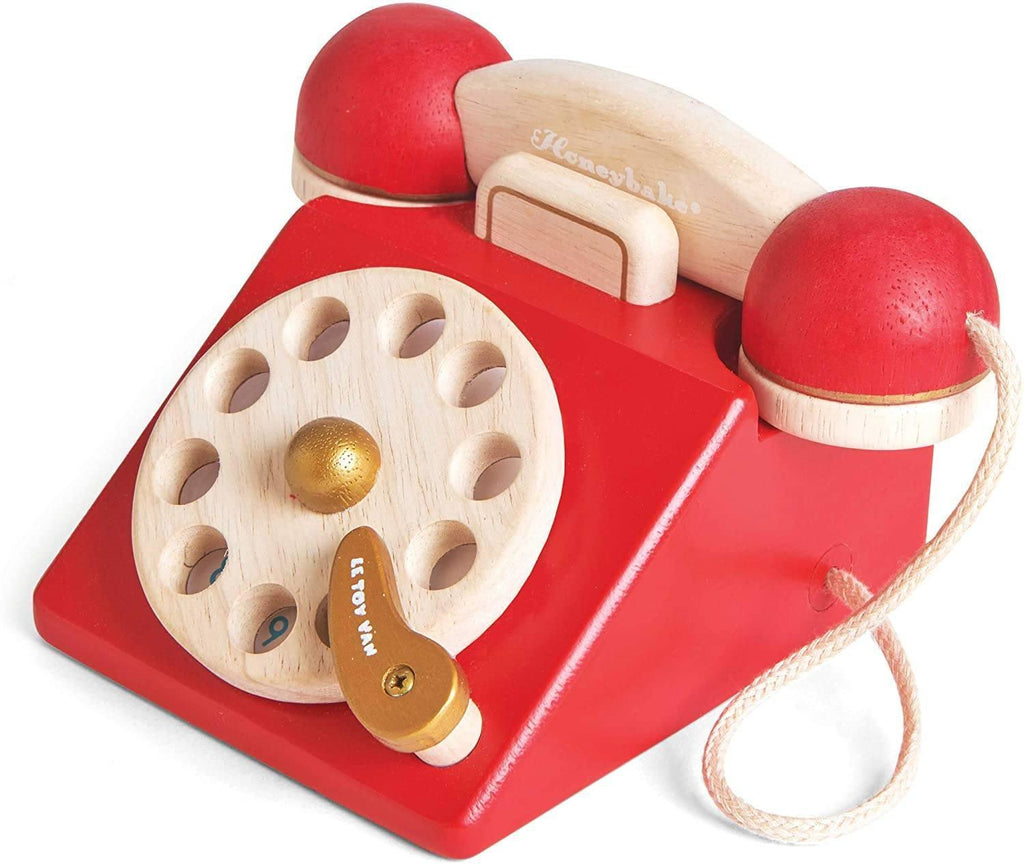 Le Toy Van Vintage Wooden Phone - TOYBOX Toy Shop
