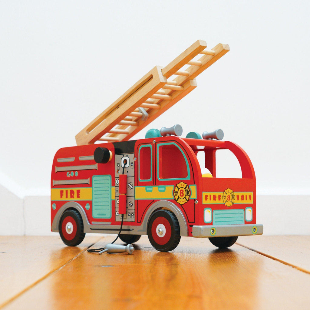 Le Toy Van Wooden Fire Truck - TOYBOX Toy Shop