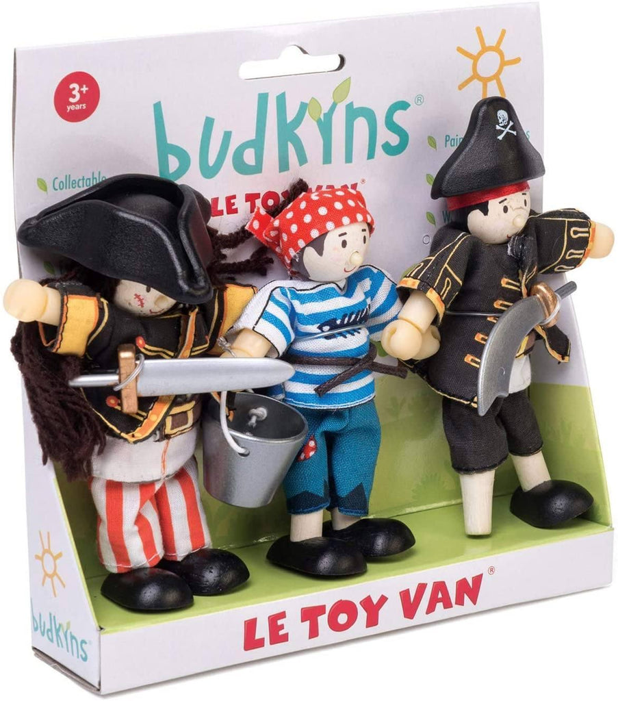 Le Toy Van Wooden Pirates Collection Budkins Gift Pack - TOYBOX Toy Shop Cyprus