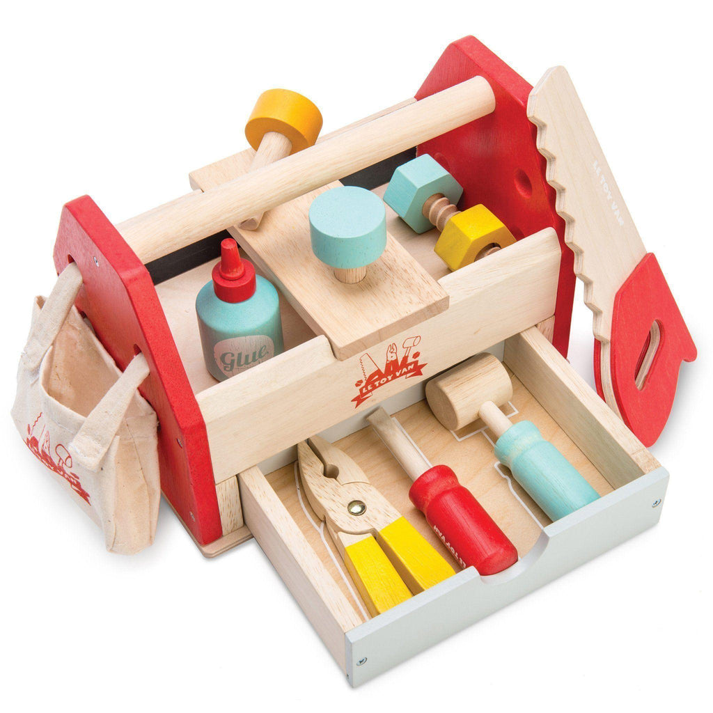 Le Toy Van Wooden Tool Box & Tools - TOYBOX