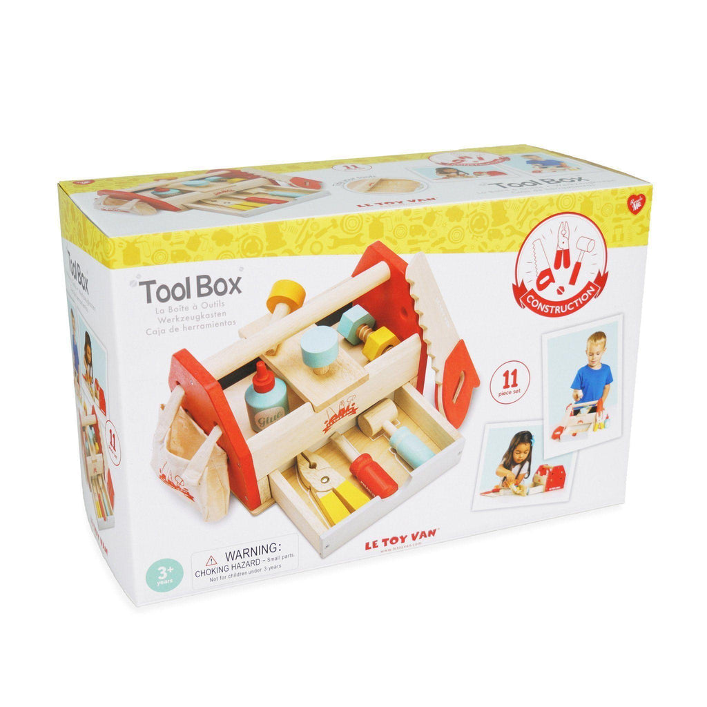 Le Toy Van Wooden Tool Box & Tools - TOYBOX