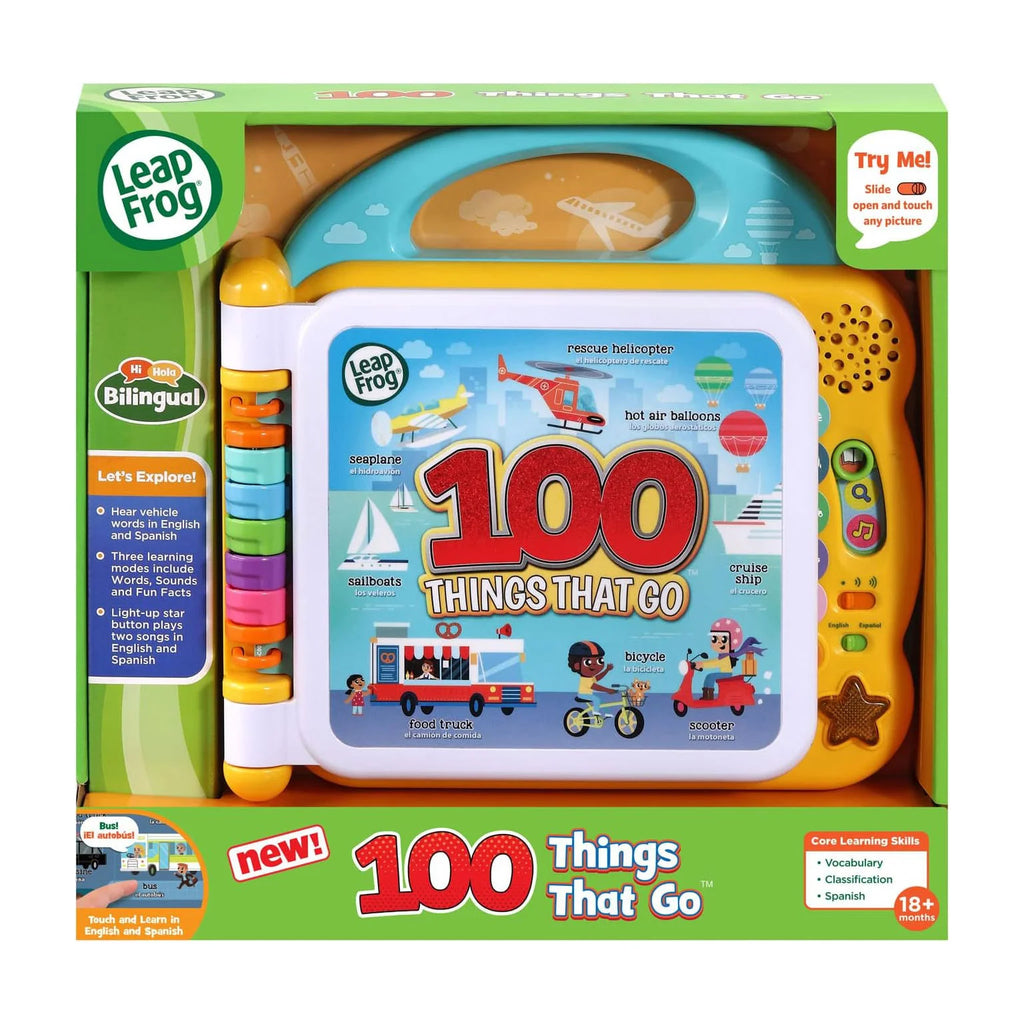 Leap Frog 100 Things That Go Book - TOYBOX Toy Shop