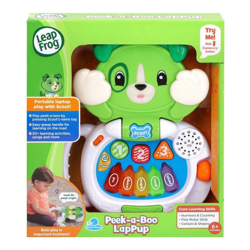 LeapFrog Peek-a-Boo LapPup Scout - TOYBOX Toy Shop