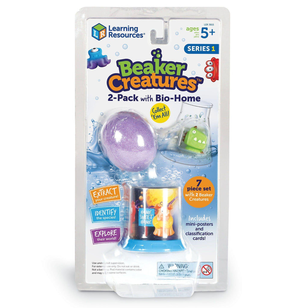 Learning Resources Beaker Creatures® 2-Pack with Bio-Home - TOYBOX Toy Shop