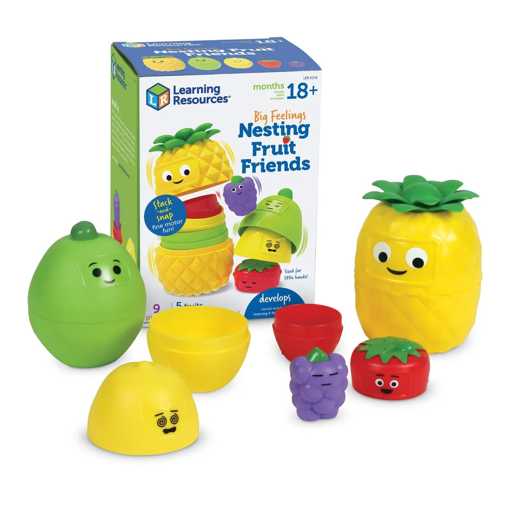 Learning Resources Big Feelings Nesting Fruit Friends - TOYBOX Toy Shop