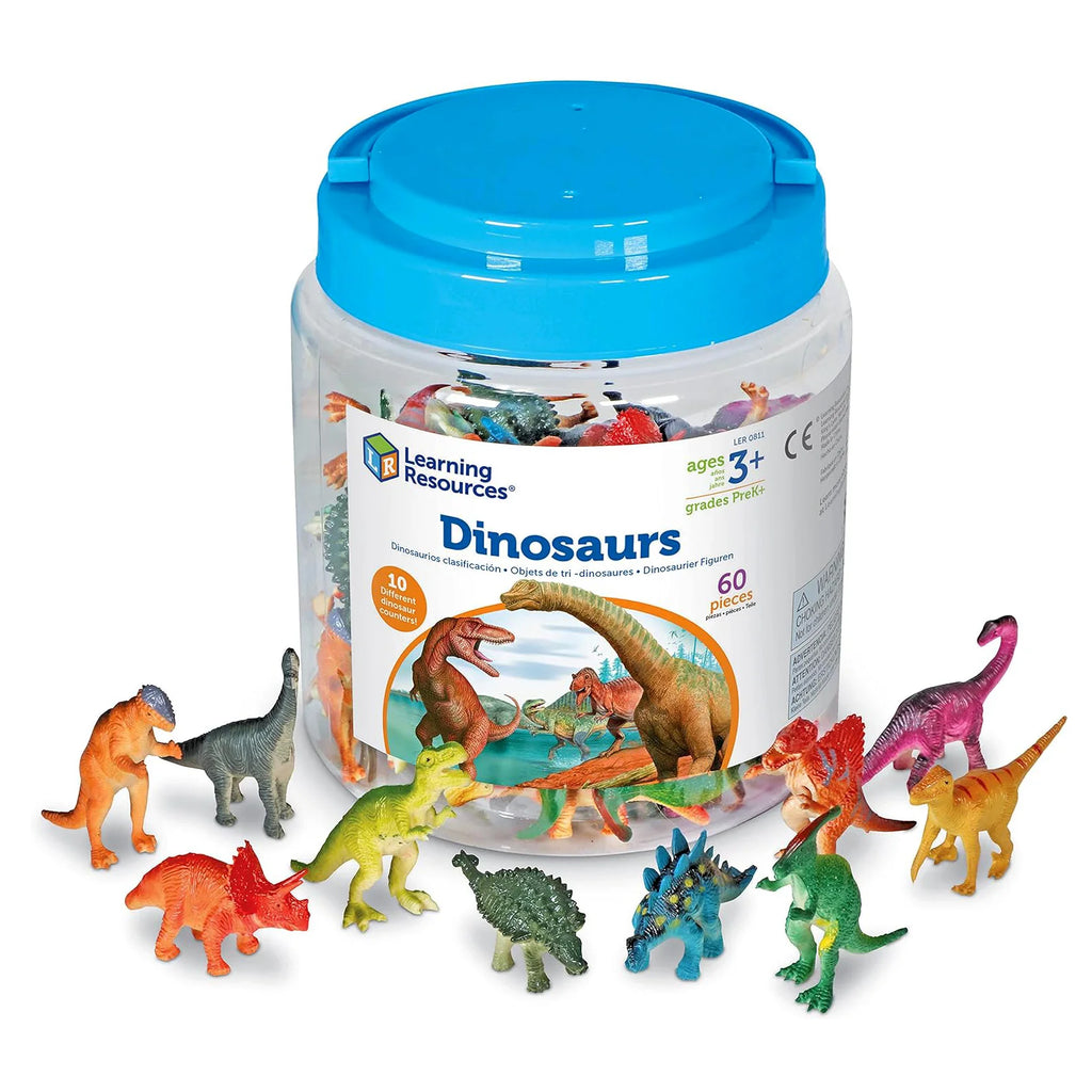 Learning Resources Dinosaur Counters (Set of 60) - TOYBOX Toy Shop