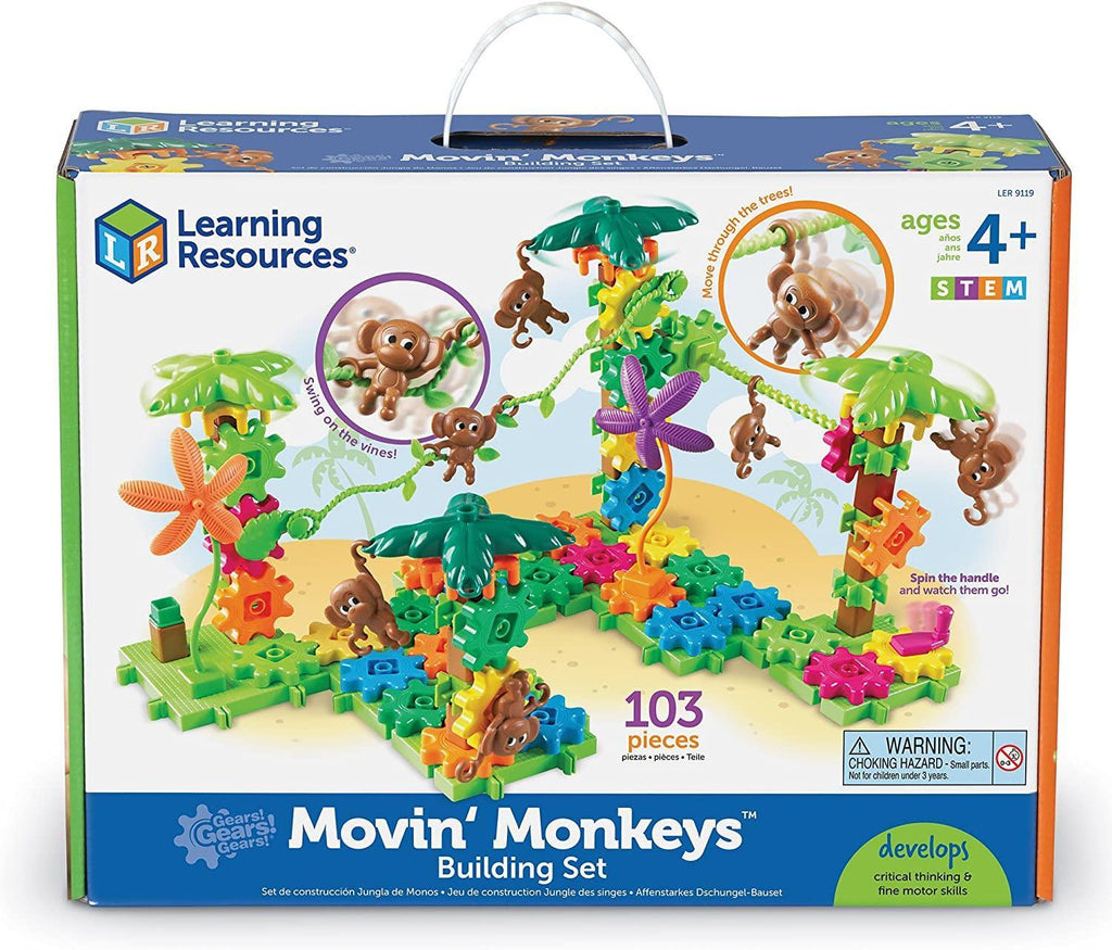 Learning Resources Gears! Gears! Gears! Movin’ Monkeys - TOYBOX Toy Shop