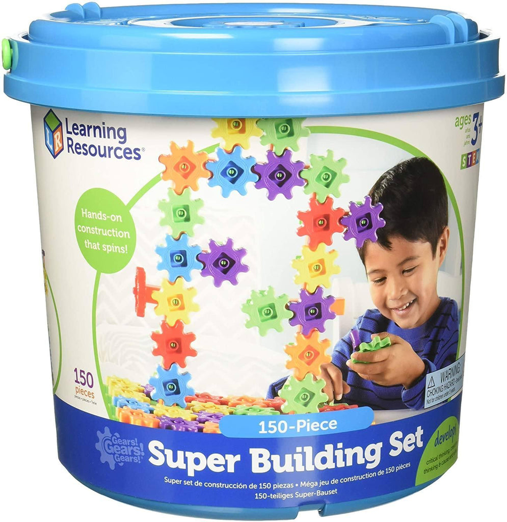 Learning Resources Gears! Gears! Gears! Super Building Set 150 Pieces - TOYBOX Toy Shop