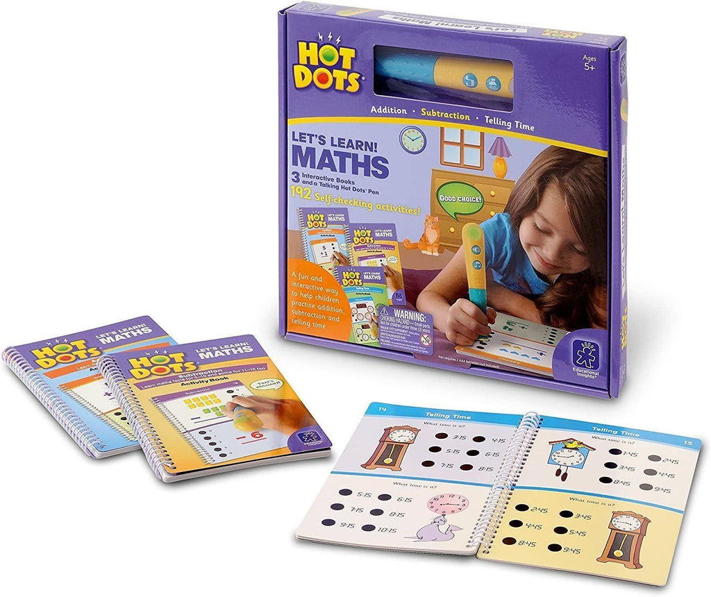 Learning Resources Hot Dots Let's Learn! Maths - TOYBOX Toy Shop