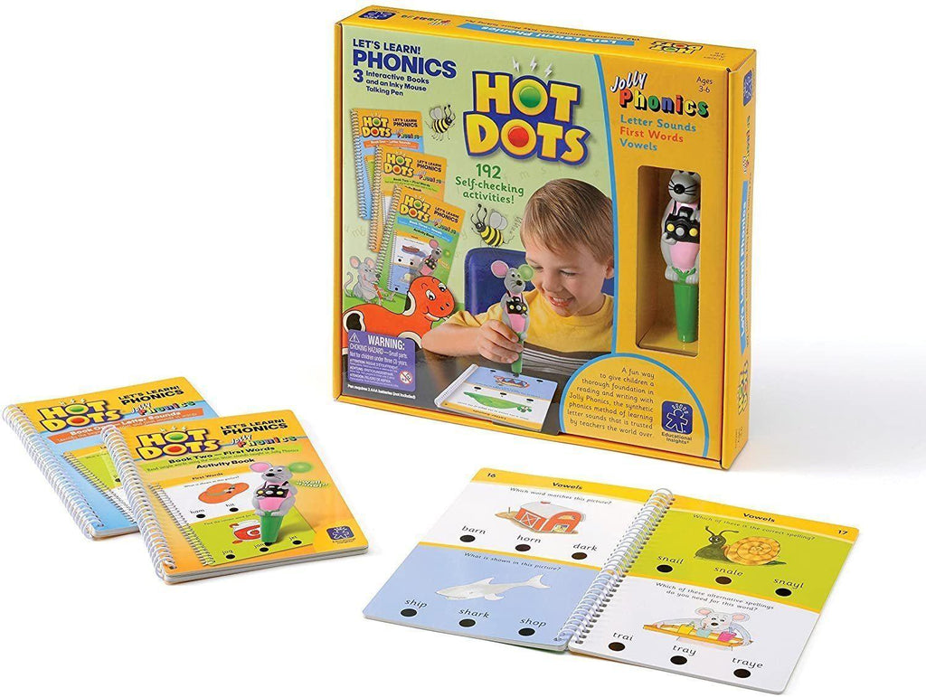 Learning Resources Hot Dots Let's Learn! Phonics - TOYBOX