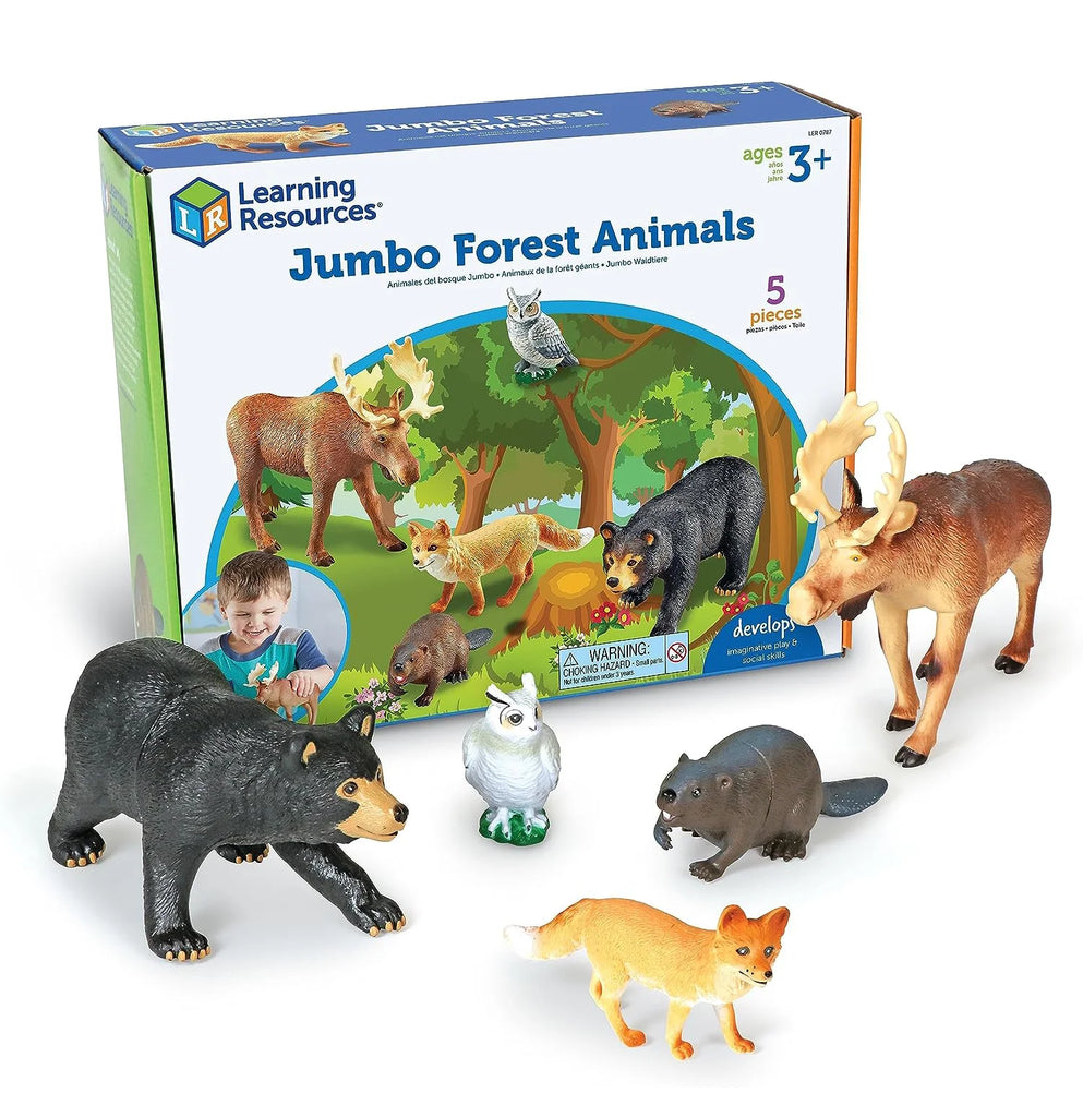 Learning Resources Jumbo Forest Animals Figures - TOYBOX Toy Shop