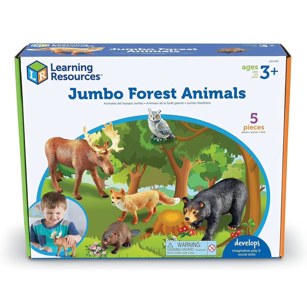 Learning Resources Jumbo Forest Animals Figures - TOYBOX Toy Shop