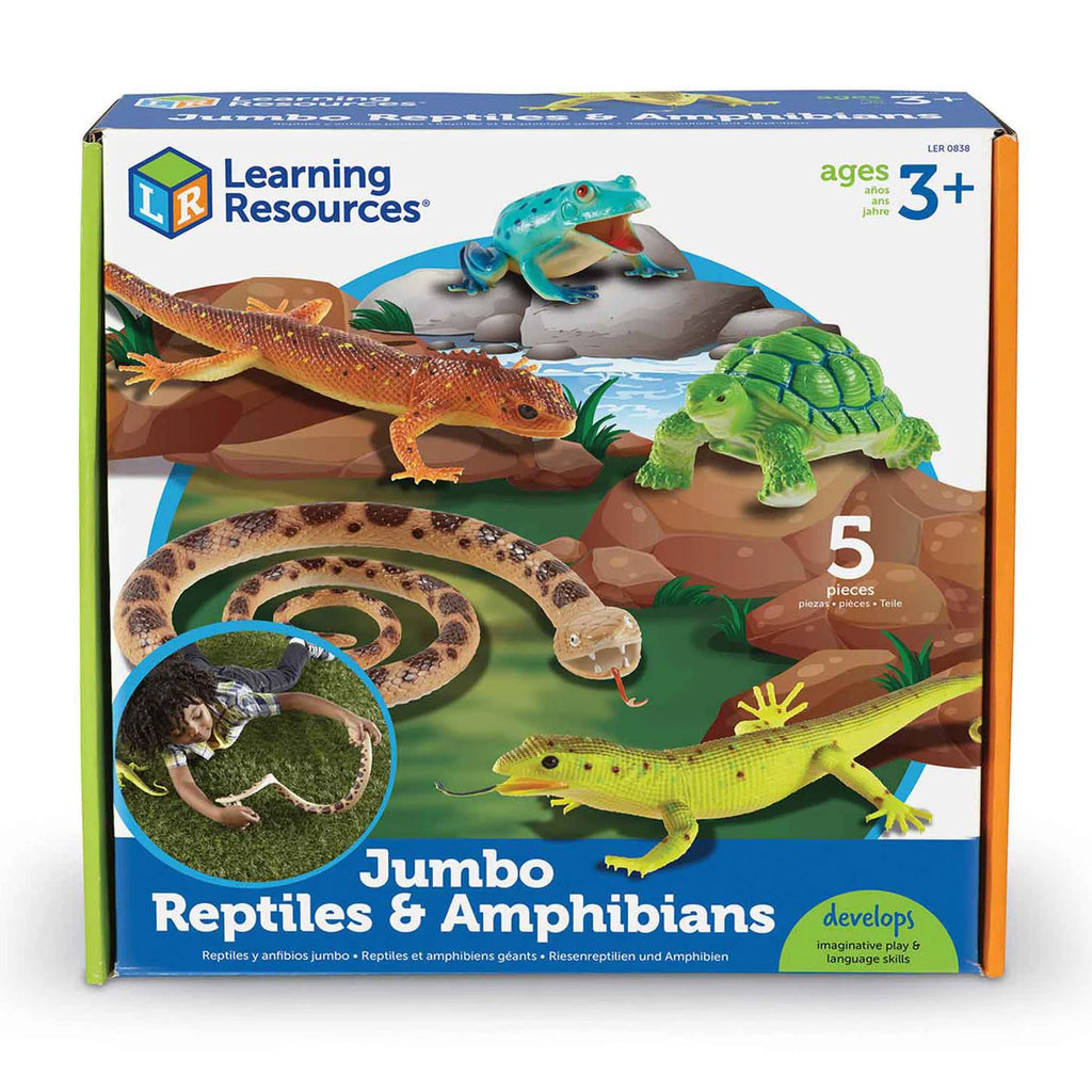 Learning Resources Jumbo Reptiles & Amphibians - TOYBOX Toy Shop