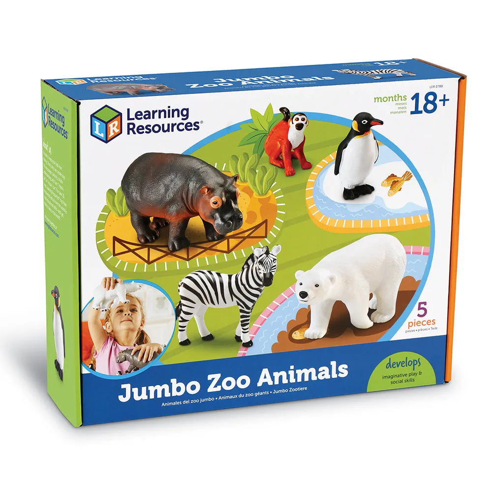 Learning Resources Jumbo Zoo Animals - TOYBOX Toy Shop
