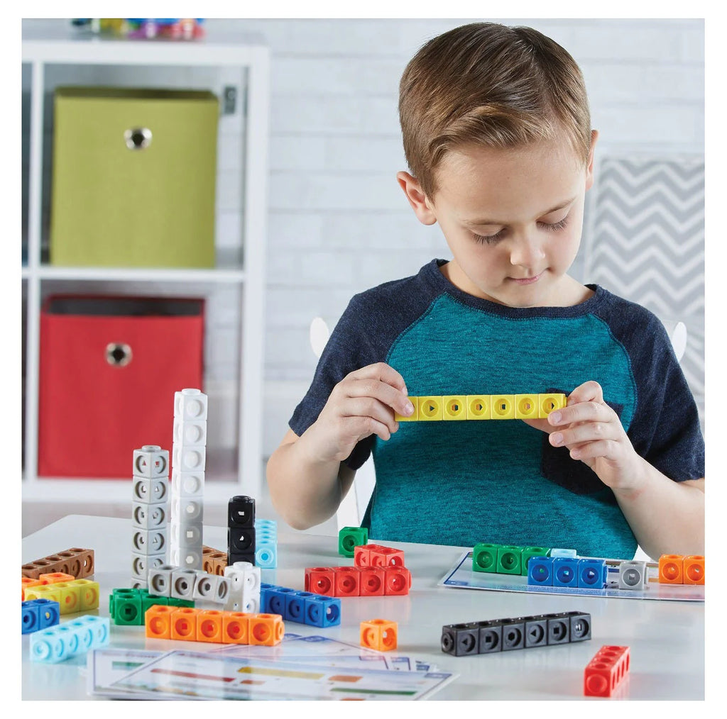 Learning Resources MathLink® Cubes Early Maths Activity Set - Mathmobiles - TOYBOX Toy Shop