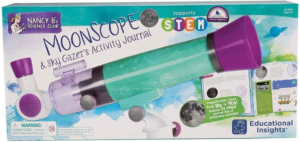 Learning Resources Nancy B's Science Club MoonScope and Sky Gazer’s Activity Journal - TOYBOX Toy Shop